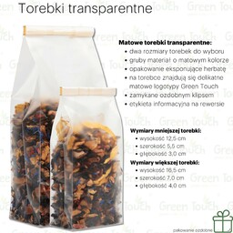Niebieska truskawka (Pakowanie ozdobne, Torebka transparentna 50 g)