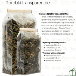Silver needle (Pakowanie ozdobne, Torebka transparentna 50 g)