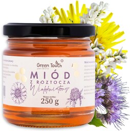 Miód wielokwiatowy 250 g polski prawdziwy miód z Roztocza pasieka