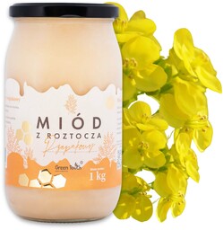 Miód rzepakowy 1 kg polski delikatny pasieka miody z Roztocza Green Touch