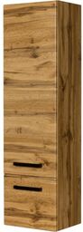 Regał łazienkowy dąb naturalny 40x143,5cm FOKUS NEW LOFT z szufladą