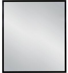 Lustro łazienkowe w czarnej ramie aluminiowej 70x80cm