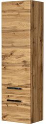 Regał łazienkowy dąb naturalny 40x143,5 cm FOKUS NEW z szufladą