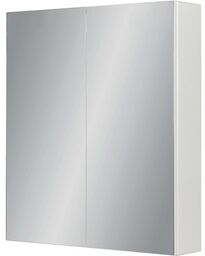 Szafka łazienkowa z lustrem biała 70x80 cm FOKUS NEW
