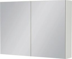 Szafka łazienkowa z lustrem biała 90x65 cm FOKUS NEW