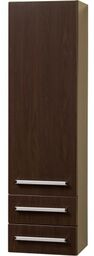 Regał łazienkowy wenge mat 40x143,5cm FOKUS z dwiema szufladami