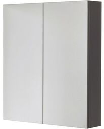 Szafka łazienkowa z lustrem szara 70x80 cm FOKUS NEW