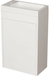 Szafka łazienkowa biała 40cm CLER LOFT z umywalką