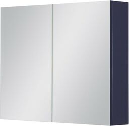 Szafka łazienkowa z lustrem granatowa 80x65cm BELLI GOLD