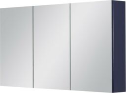 Szafka łazienkowa z lustrem granatowa 120x65cm BELLI GOLD