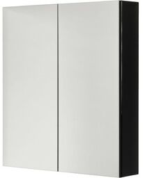 Szafka łazienkowa z lustrem czarna 70x80cm FOKUS