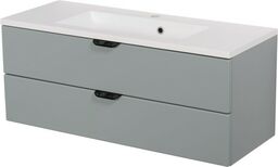 Szafka łazienkowa miętowa 100 cm MAGNOLIA z umywalką