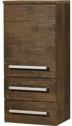 Regał łazienkowy antyczne drewno 40x89cm FOKUS z dwiema szufladami