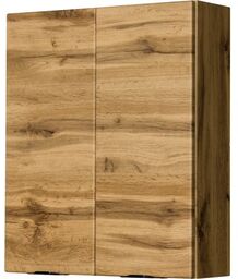 Szafka łazienkowa wisząca dąb naturalny 60 x 72 cm VICTA