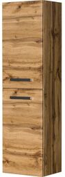 Regał łazienkowy dąb naturalny 40x143,5 cm FOKUS NEW dwudrzwiowy