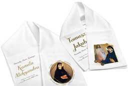 Szatka na chrzest SZAL - rok Świętej Faustyny Kowalskiej