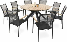 Zestaw mebli ogrodowych Orvieto 8+1