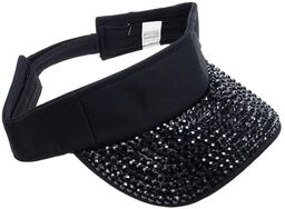 Daszek przeciwsłoneczny czapka kamyki rzep czarny+czarny