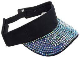 Daszek przeciwsłoneczny czapka kamyki rzep czarny+nieb