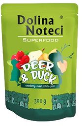 Dolina Noteci Superfood - jeleń i kaczka 300g /saszetka