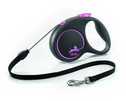 Flexi BLACK DESIGN linka - różowa