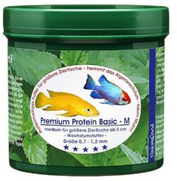 Naturefood Premium Protein Basic M - pokarm dla wszystkich ryb mięsożernych