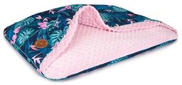 Lauren Design Norka NEL - tropic/różowe minky