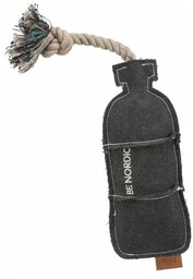 TRIXIE BE NORDIC, Butelka na linie, zabawka, dla psa, bawełna/poliester, 37 cm, z dźwiękiem