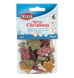 TRIXIE Ciastka świateczne dla gryzoni z trawy 100g