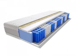 Materac Devi Lux 125x200 cm Średnio twardy Pianka HR