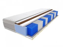 Materac Pers Multipocket 160x210 cm Średnio / Bardzo twardy 2x Kokos