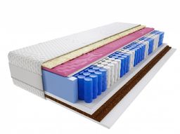 Materac Pers Molet 115x180 cm Średnio / Bardzo twardy Profilowana 2x Kokos