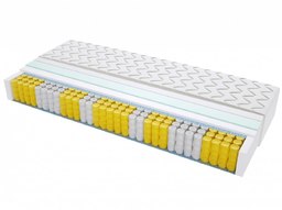 Materac kieszeniowy TURYN MAX PLUS 135x240 cm Jednostronny Średnio twardy z lateksem