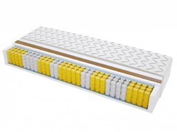 Materac kieszeniowy MEDIOLAN 90x210 cm Dwustronny Średnio twardy / twardy