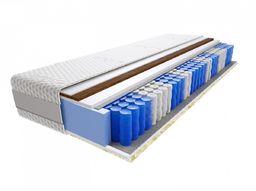 Materac Pers Lux 150x230 cm Średnio / Bardzo twardy 2x Kokos