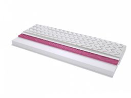 Materac piankowy profilowany Prato Molet 100x150 cm Dwustronny Średnio twardy