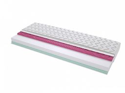Materac piankowy Foggia Molet 100x150 cm Dwustronny Profilowany Średnio twardy