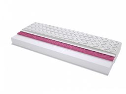 Materac piankowy profilowany Prato Molet Max Plus 100x205 cm Dwustronny Średnio twardy