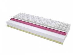 Materac piankowy Tunezja Molet Max 135x190 cm Dwustronny Profilowany Miękki / Średnio twardy