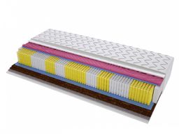 Materac Kieszeniowy Malaga Molet Multipocket 85x230 cm Dwustronny Średnio twardy / Bardzo twardy Profilowany