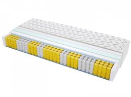 Materac kieszeniowy TURYN 95x125 cm Jednostronny Średnio twardy z lateksem