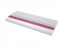 Materac piankowy profilowany PRATO MOLET 140x145 cm Dwustronny Średnio twardy