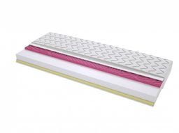 Materac piankowy TUNEZJA MOLET 90x120 cm Dwustronny Profilowany Miękki / Średnio twardy