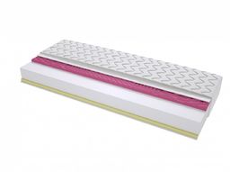 Materac piankowy SALERNO MOLET MAX Plus 100x135 cm Dwustronny Profilowany Średnio twardy