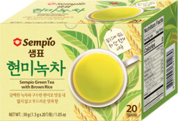 Hyunmi Nokcha, herbata zielona z brązowym ryżem (20 x 1,5g) 30g - Sempio