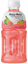 Mogu Mogu Pink Guava nata de coco 320ml napój z galaretką kokosową o smaku Guawy