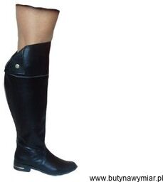 BnW Kozaki Koty na wymiar płaski obcas 3 cm