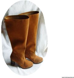 BnW Kozaki damskie na słupku 6,5 cm