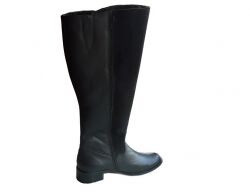 BnW Oficerki ze skóry z kożuchem płaski 3 cm