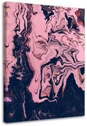 Obraz na płótnie, Abstrakcja różowa malowana 40x60